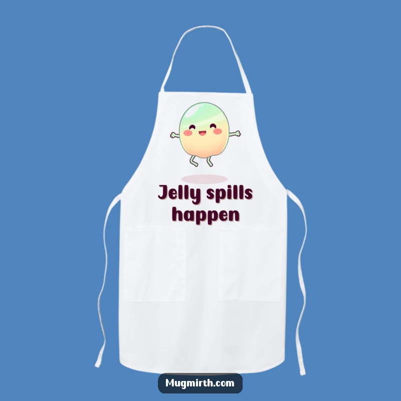 Funny Jelly Chef Apron - Amusing Kitchen Wear, Perfect Funny Gift for Messy Cooks