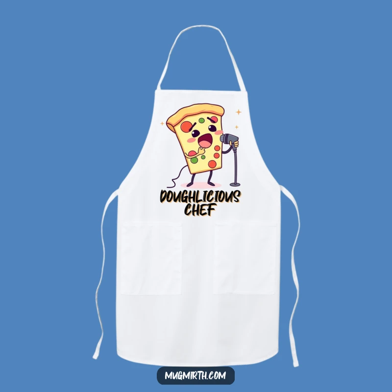 Funny Opera Pizza Apron: Cook with Dramatic Flair and Protection!