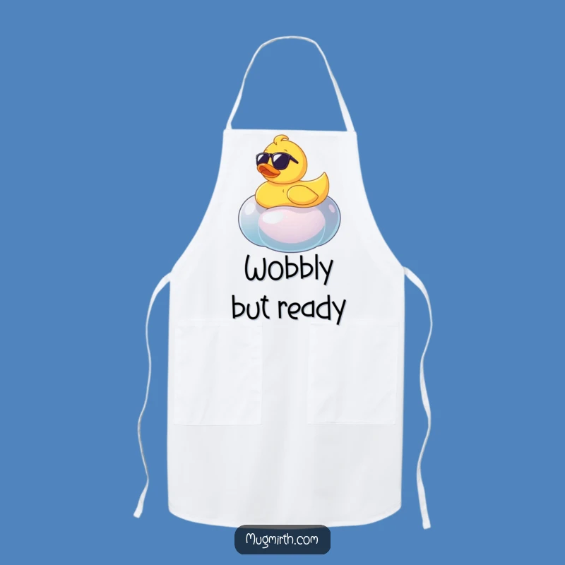 Funny Rubber Ducky Jellybean Apron - Hilarious Kitchen Fun Gift