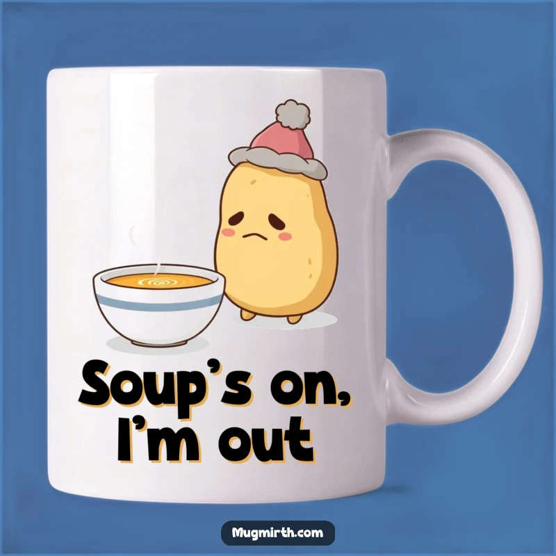 Funny Sad Potato Soup Mug: Comforting Humor for Chilly Days!