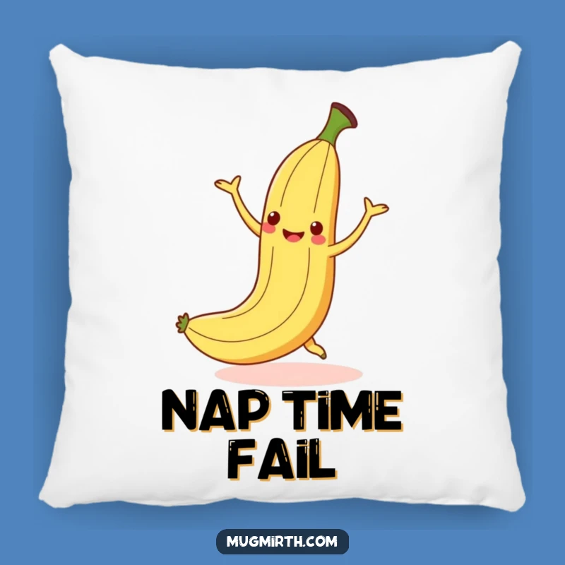 Funny Dancing Banana Slip Pillow - Cozy Comfort & Smiles