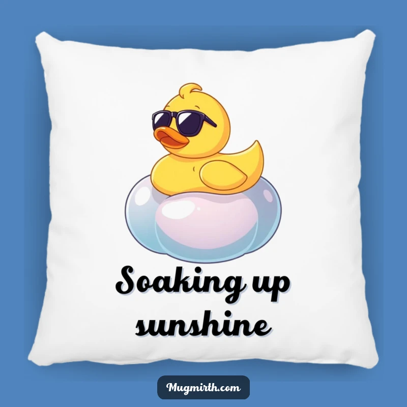 Funny Rubber Ducky Jellybean Pillow - Comfy & Hilarious Accent
