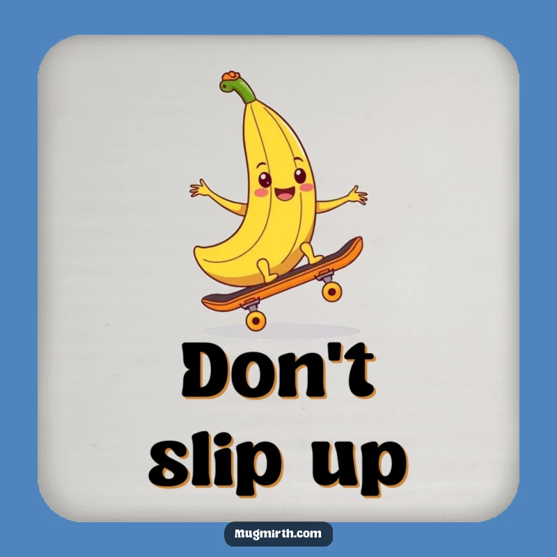 Funny Banana Peel Coasters: Protect Surfaces with Prank Charm, Set Of Funny Gifts