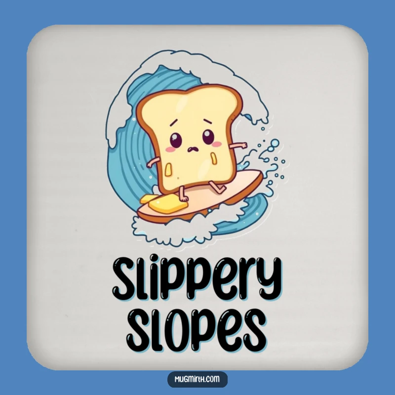 Funny Surfing Toast Coaster: Hilarious Breakfast Wave Protection