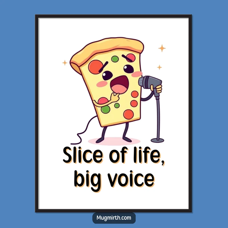 Free Printable Wall Art: Opera Pizza for Dramatic, Funny Kitchen Decor