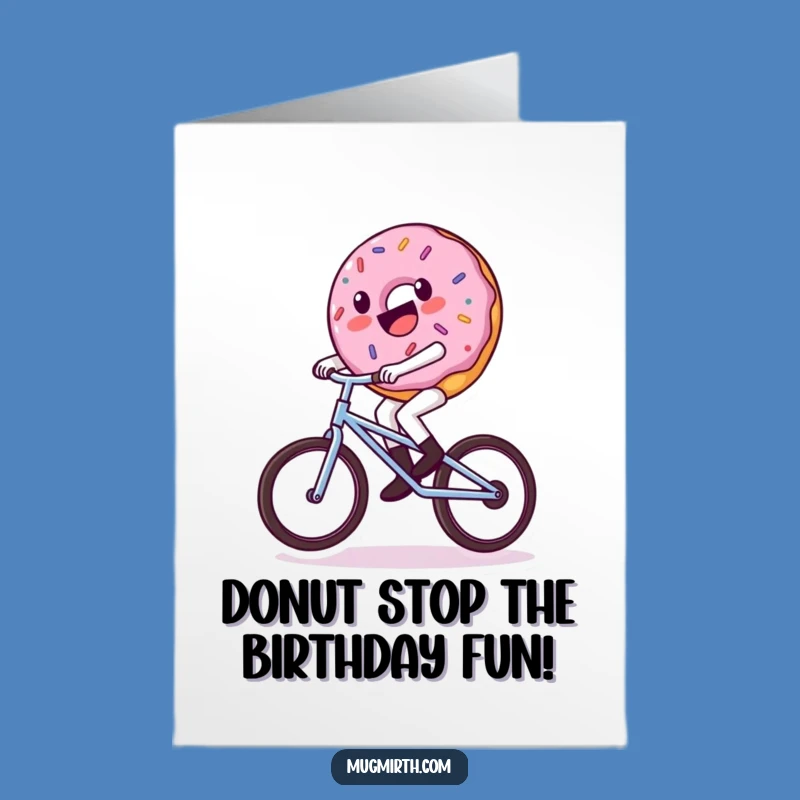 Free Printable Donut Birthday Card: Wobbly Fun DIY Downloadable Gift for Sweet Celebrations