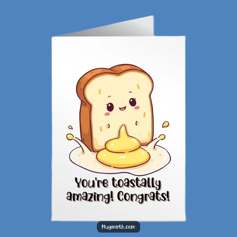 Free Printable Toast Splash Congrats Card for Any Occasion