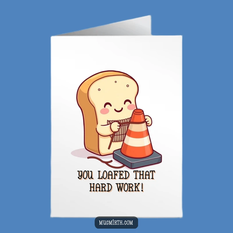 Knitting Bread Congrats Card: Free Printable Art for an Unexpected Win