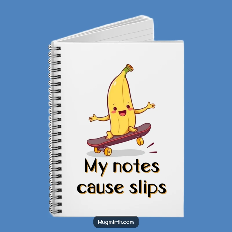 Funny Banana Peel Notebook - Jot Down Ideas with This Hilarious Pal!