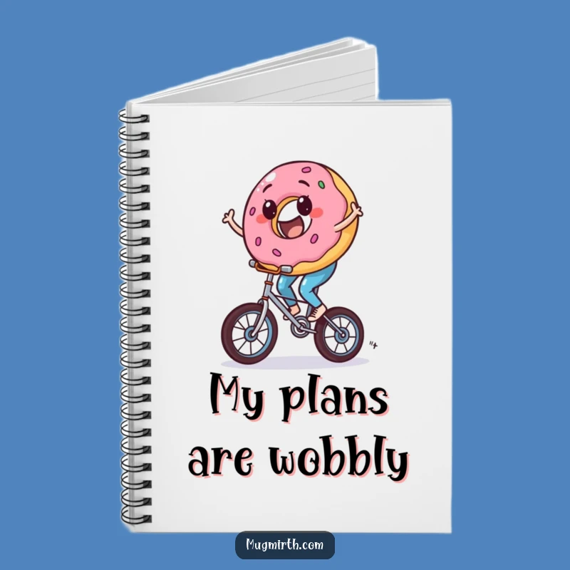 Funny Donut Notebook - Jot Down Ideas with This Hilarious Rider!