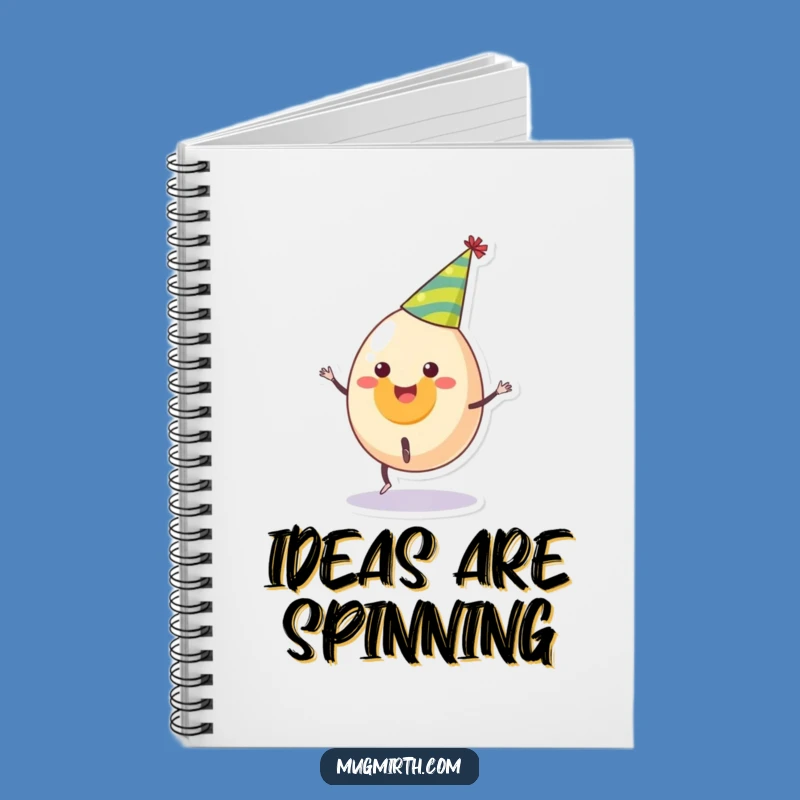 Funny Egg Cartwheel Ideas Notebook - Hilarious Stationery Gift