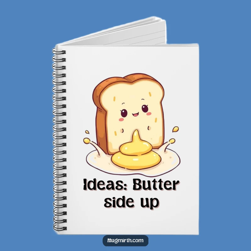 Funny Toast Butter Splash Notebook: Hilarious Journal for Your Brilliant Ideas