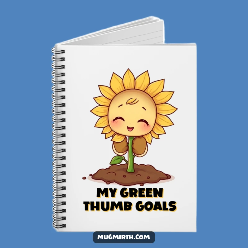 Funny Sprout Gardening Journal Notebook - Hilarious Planting Diary, Perfect Funny Gift