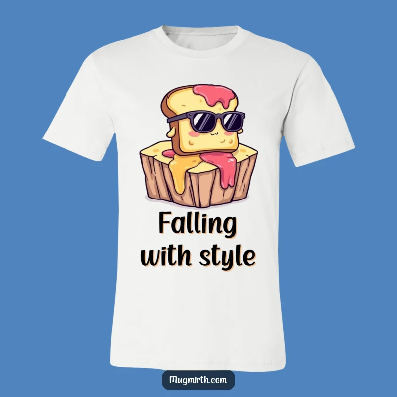 Funny Toast Sunglasses Jam T-Shirt - Quirky Breakfast Tee Gift