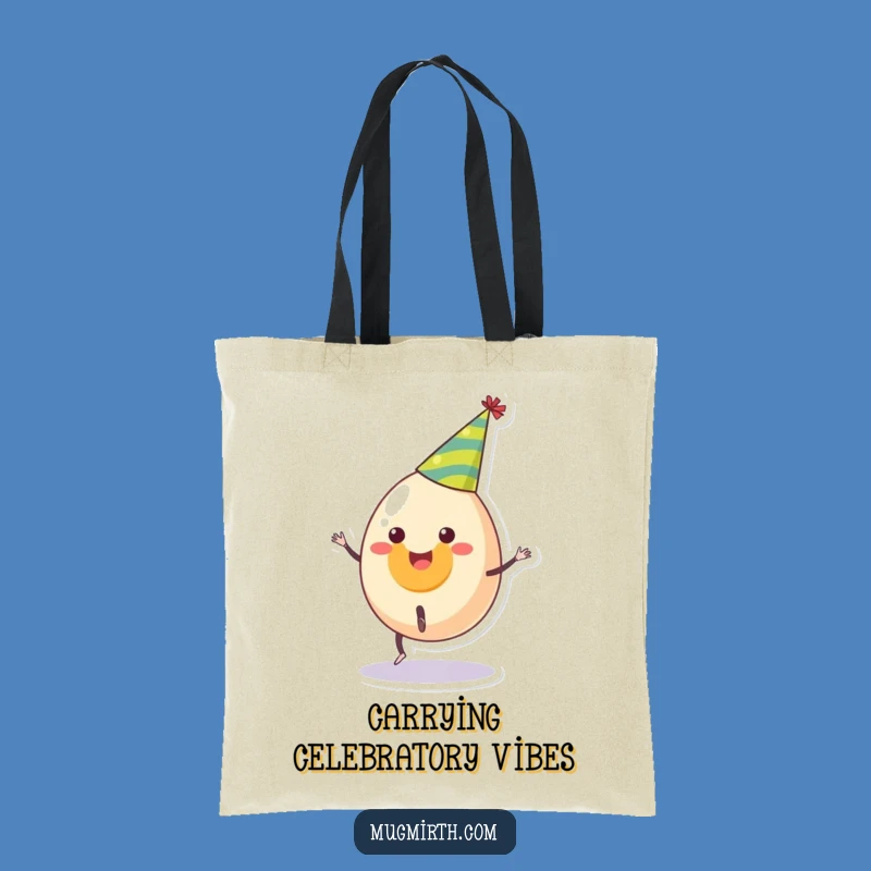 Funny Egg Cartwheel Party Tote Bag - Carry Your Fun!