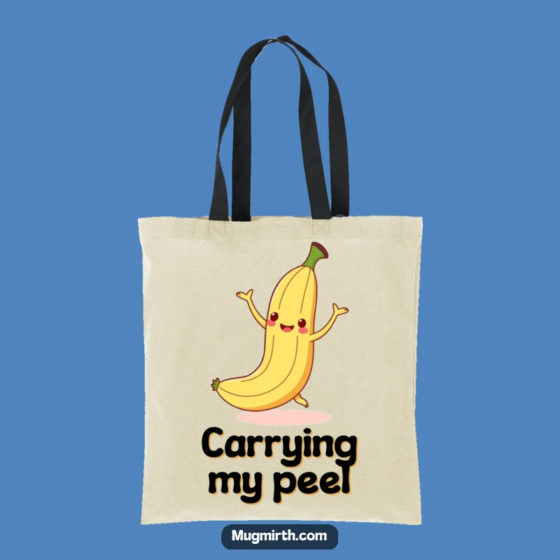 Funny Dancing Banana Slip Tote Bag - Carry Your Smile Hilariously