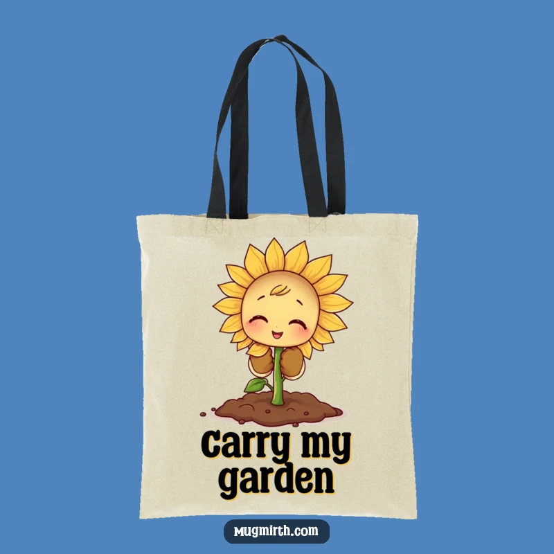 Funny Sprout Gardener Tote Bag - Practical & Amusing Accessory, Perfect Funny Gift for Gardeners