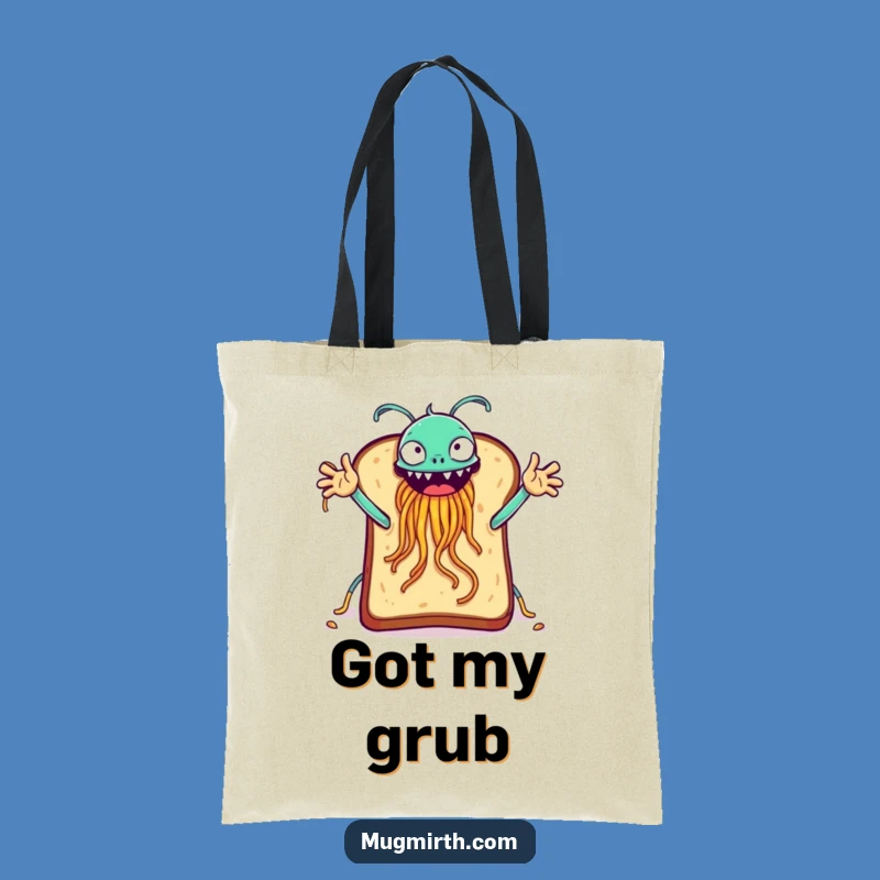 Funny Toast FSM Tote Bag - Carry Absurdity & Essentials Hilariously